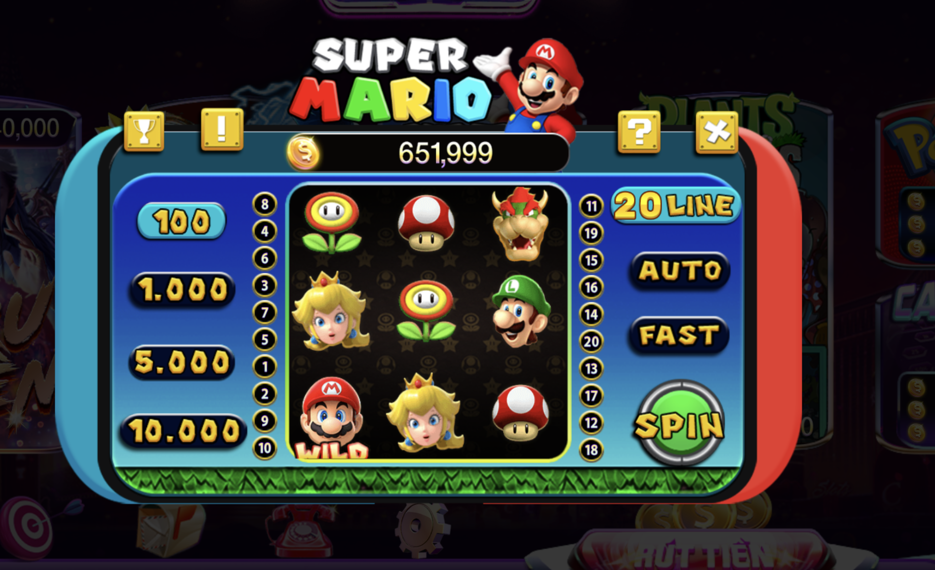 Super Mario có gì hấp dẫn tại cổng game 789club