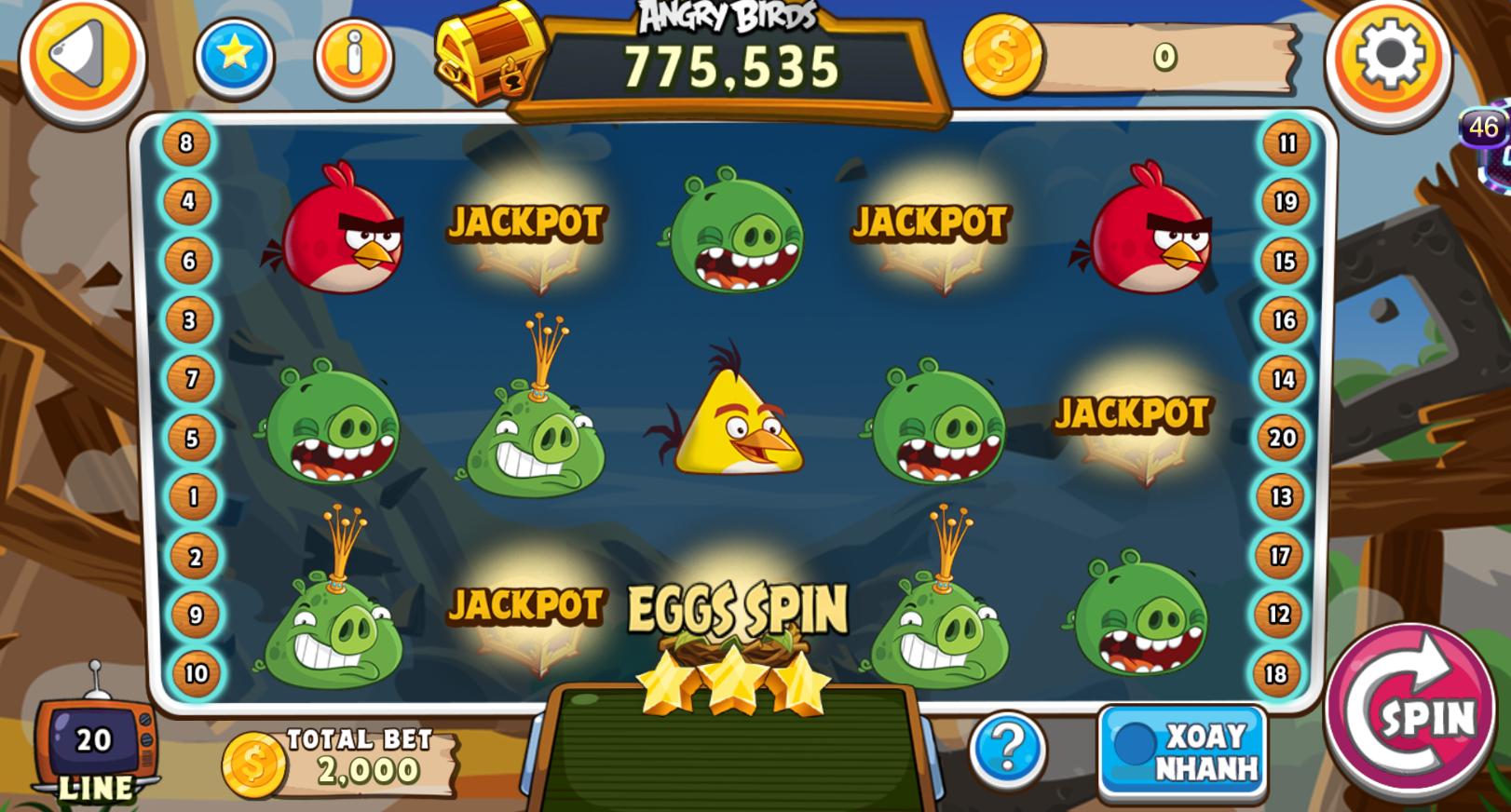 Kinh nghiệm chơi nổ hũ Angry Birds dễ dàng chiến thắng