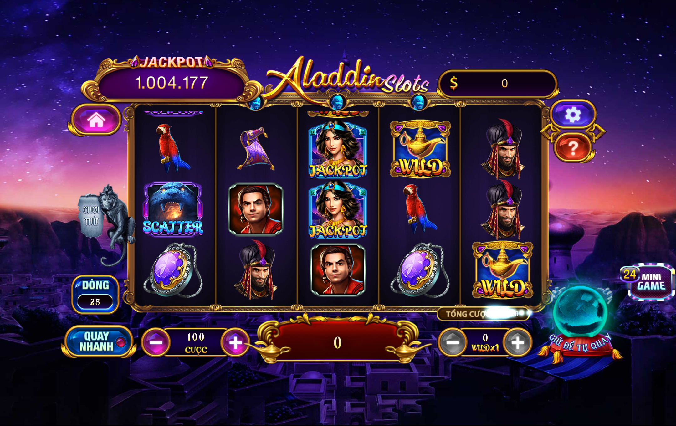 Top 6 cách chơi slot game nổ hũ Aladdin hoàn hảo nhất 