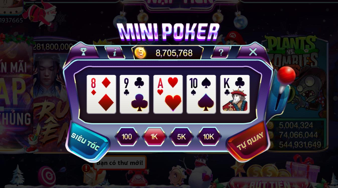Chiến thuật chơi Mini Poker 789 Club độc đáo giúp anh em lời khủng