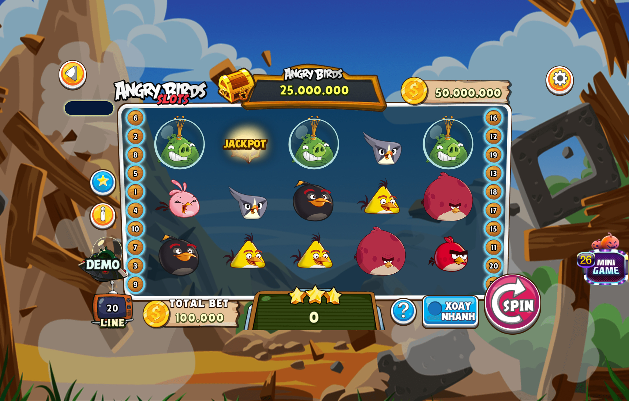 Những bước tham gia Angry Birds đơn giản dành cho game thủ