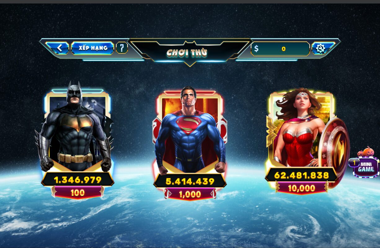 Hướng dẫn tham gia Justice League sau khi tải game 789 club